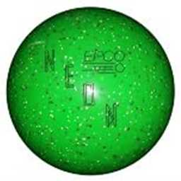 EPCO Candlepin Bowling Ball- Neon Speckled - Green (4 1/2 inch- 2lbs.6oz.) 1 Ball