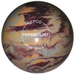 EPCO Candlepin Bowling Ball- Burgundy, Peach & Grey (4 1/2 inch- 2lbs. 6oz.) 1 Ball