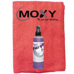 That Purple Stuff Bowling Ball Cleaner 8oz Spray Bottle with Moxy Micro Fiber Cleaning Towel (Red)