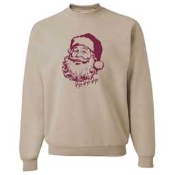 Vintage Santa Womens Crewneck - Multiple Colors