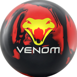 Motiv Lethal Venom Bowling Ball- Black/Red