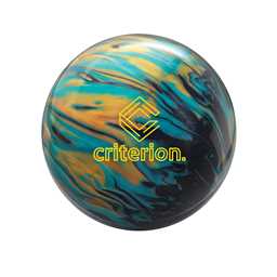 Track PRE-DRILLED Criterion Hybrid Bowling Ball - Black/Aquamarine/Gold