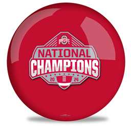 Ohio State National Championship Bowling Ball - Red