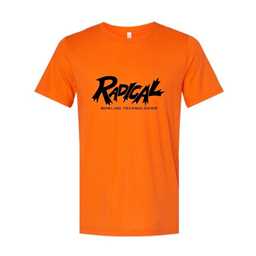 Black Logo Radical Tee - Orange