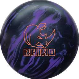 Brunswick Professionally Drilled Rhino Reactive Bowling Ball - Purple/Black