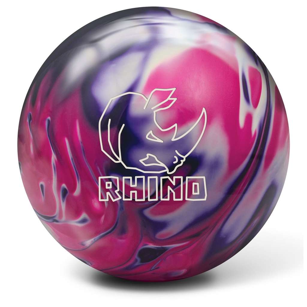 Brunswick Rhino Reactive Bowling Ball Purple Pink White Pearl Free Shipping Entry Level Performance