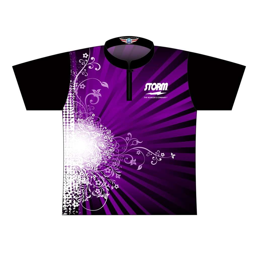 purple and black jersey