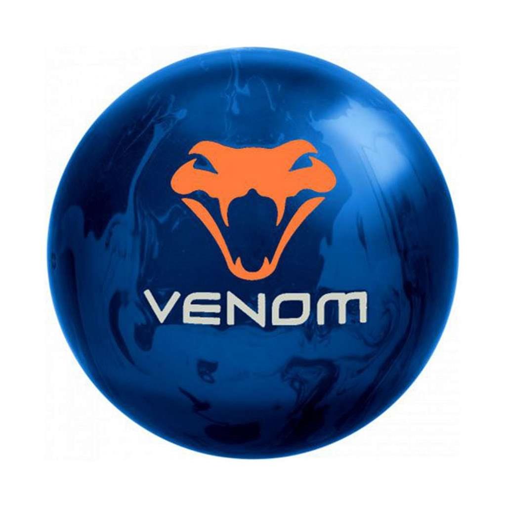 Motiv PRE-DRILLED Venom Blue Coral Bowling Ball - Navy Solid/Sky Blue Pearl 