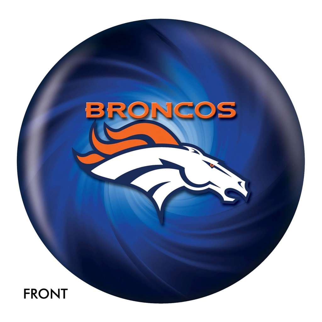 Denver Broncos NFL Helmet Logo Bowling Ball