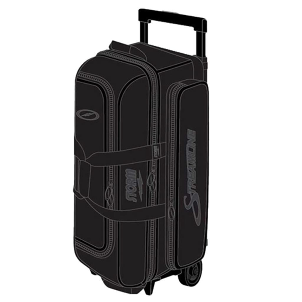 Storm Streamline 3 Ball Roller Bowling Bag- Carbon/Black