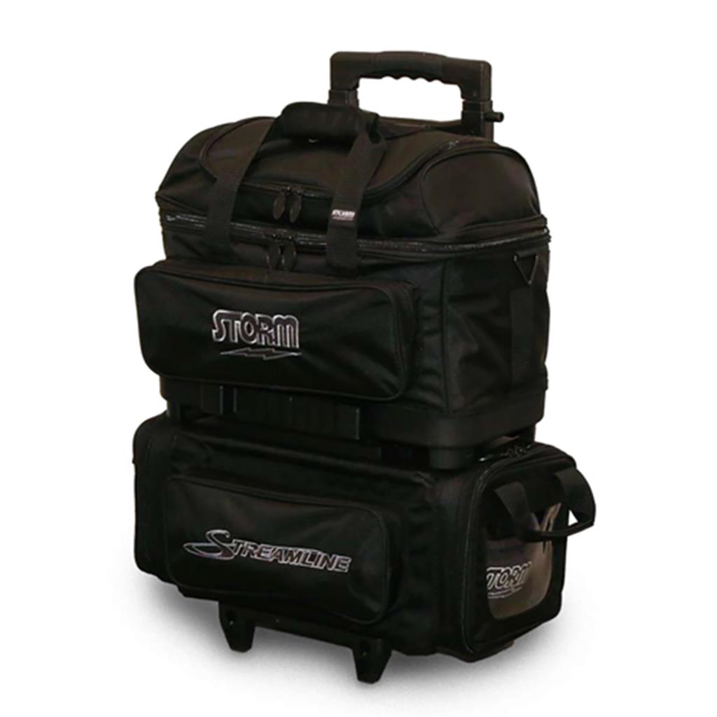 Storm Streamline 4 Ball Roller Bowling Bag- Carbon/Black