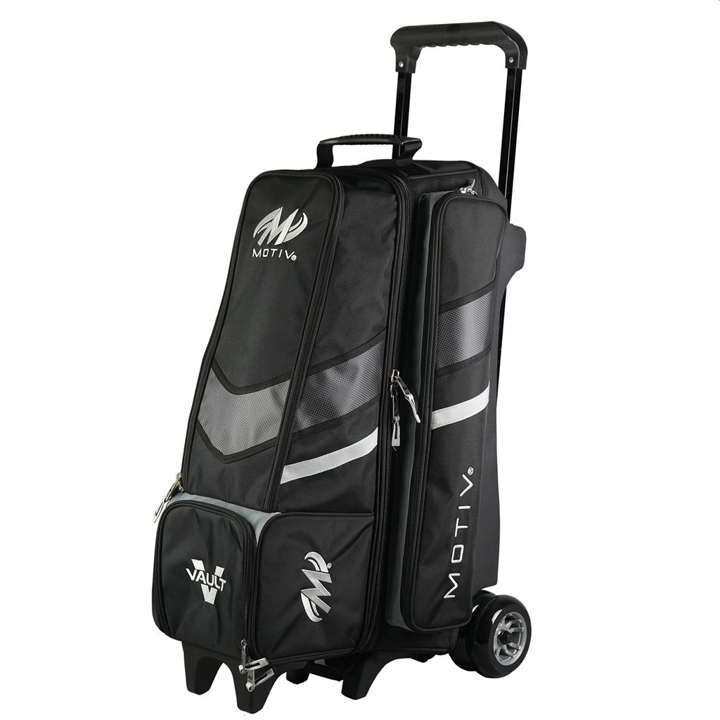 Motiv Bowling Vault Inline 4-Ball Roller - Black/Grey