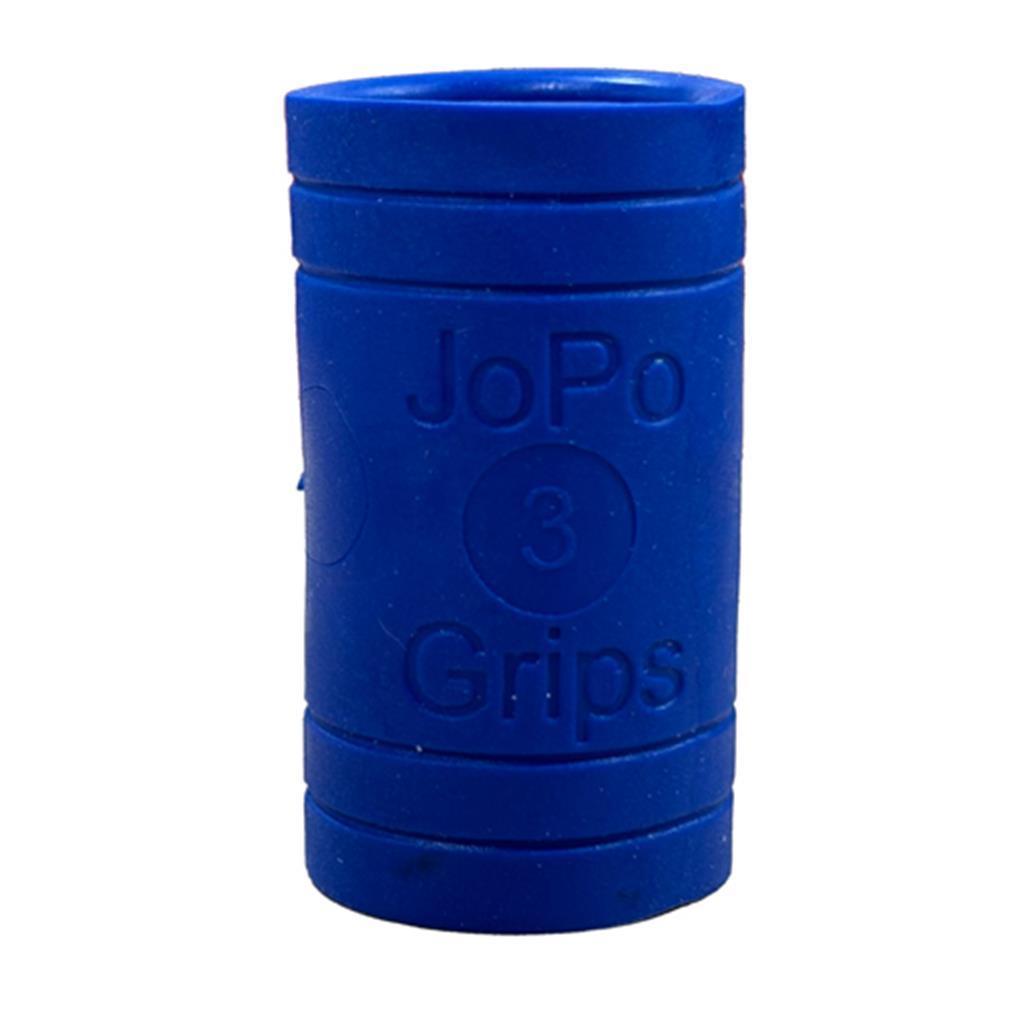 JoPo Power Oval/Oval Dots Finger Insert Blue- Package of 10  