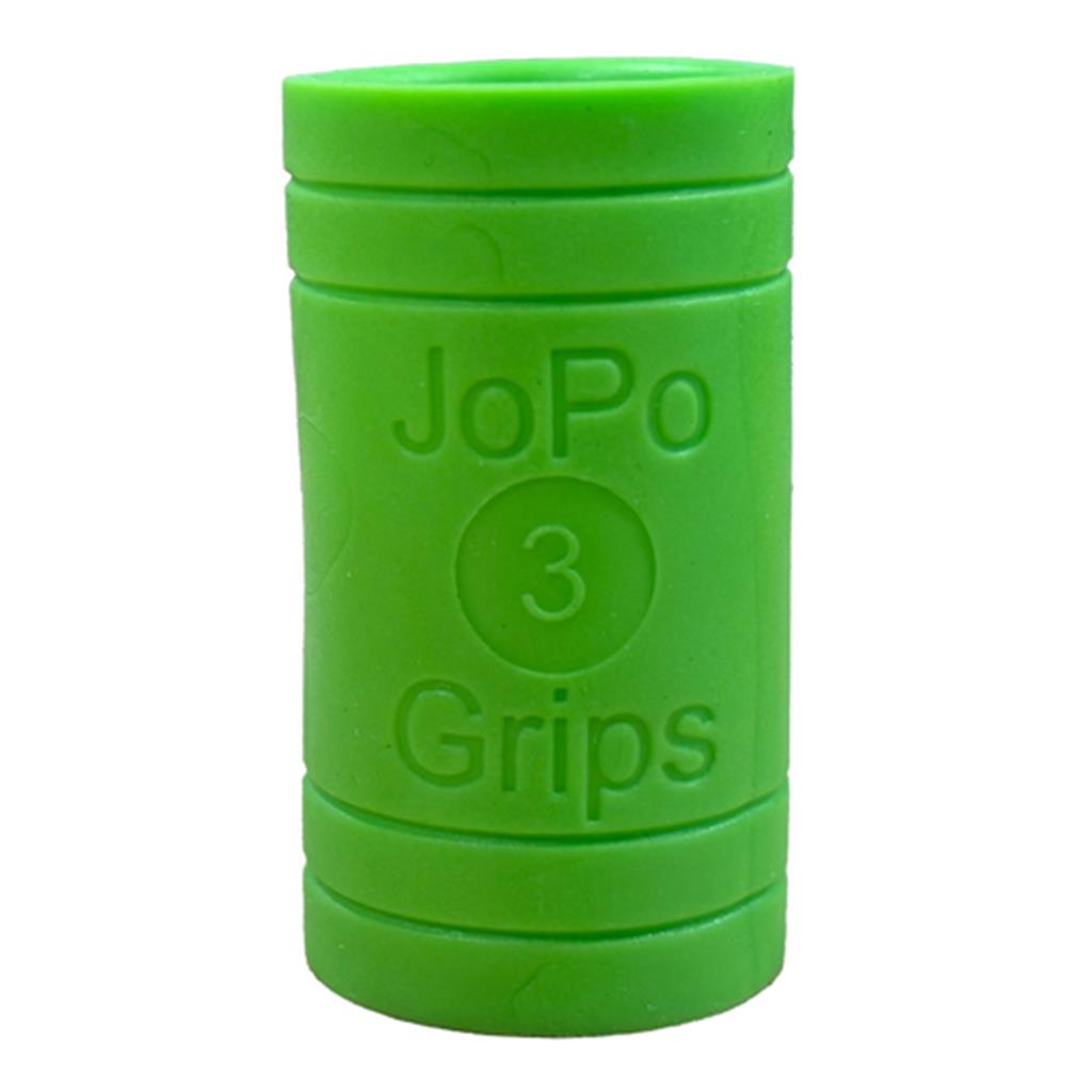 JoPo Power Oval/Oval Dots Finger Insert Green- Package of 10  