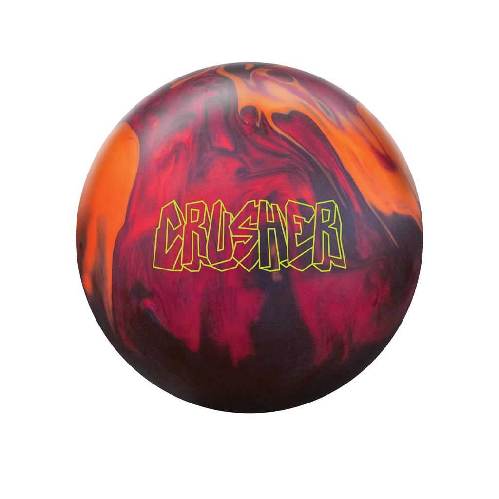 Ebonite Crusher Bowling Ball - Red/Black/Orange