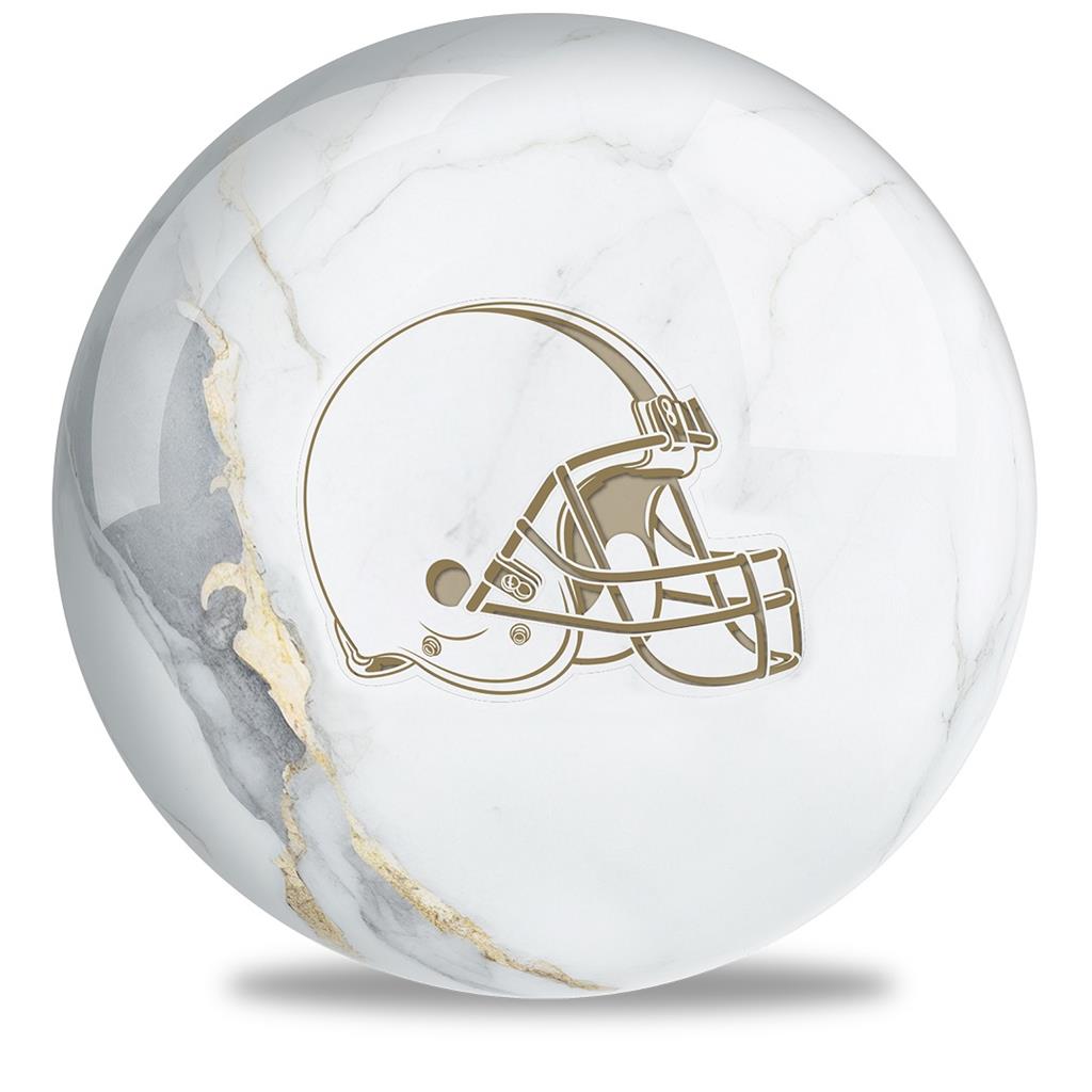 NFL Bowling Ball Marble Cleveland Browns 