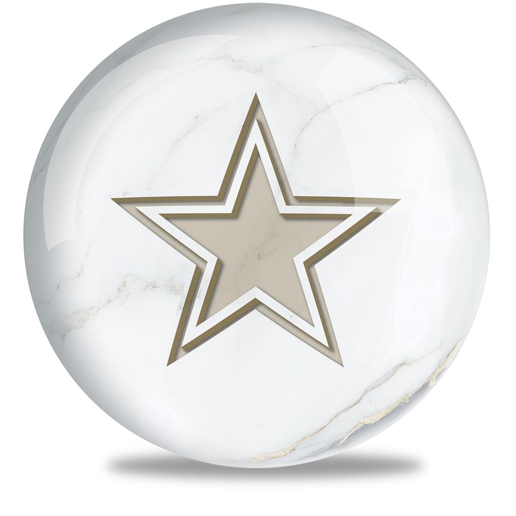 NFL Bowling Ball Marble Dallas Cowboys