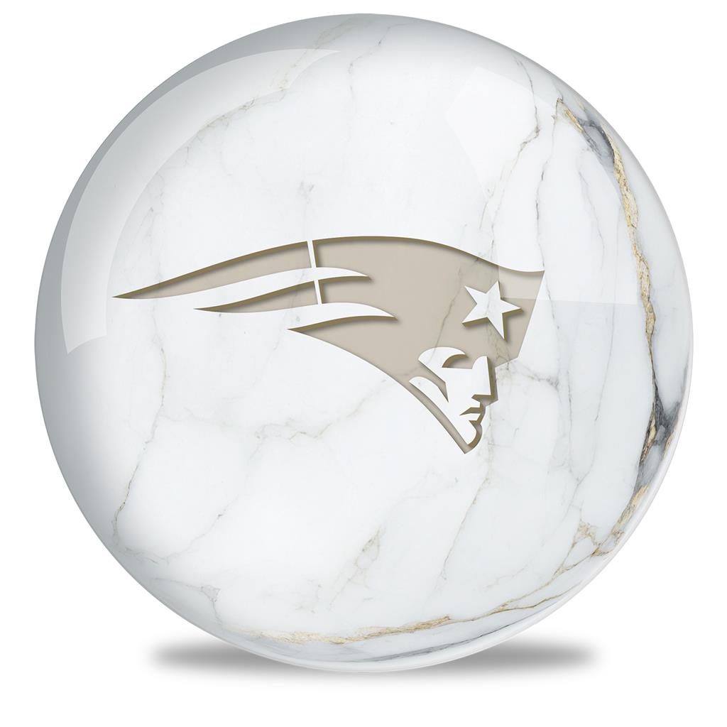 NFL Bowling Ball Marble New England Patriots 