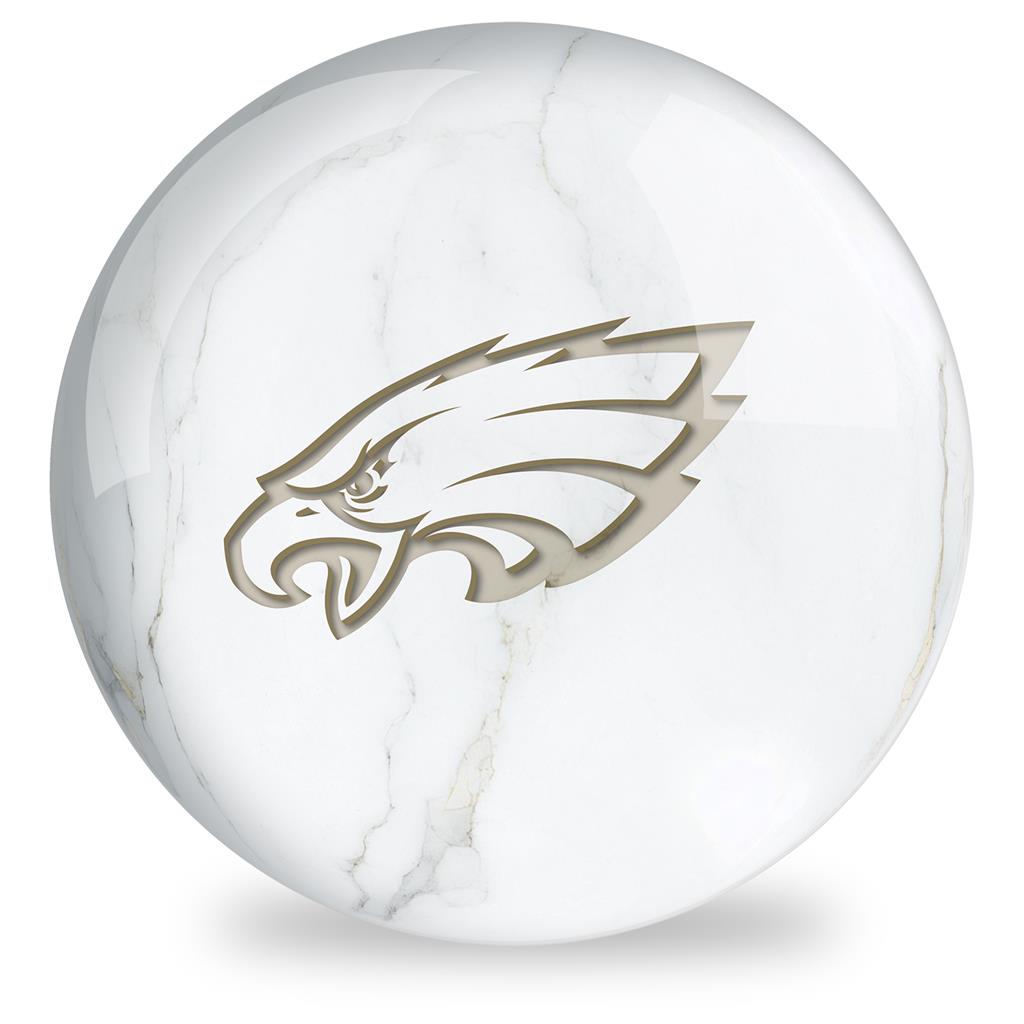 NFL Bowling Ball Marble Philadelphia Eagles