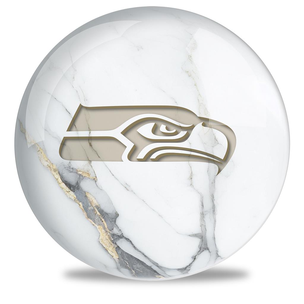 NFL Bowling Ball Marble Seattle Seahawks 