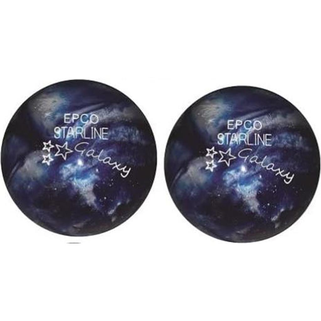 EPCO Duckpin (5-Pin) Starline Galaxy - Blue- 4 7/8", 3lbs 8oz- 2 Balls