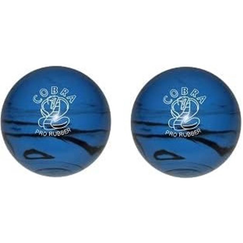 EPCO Duckpin Bowling Ball - Cobra Pro Rubber - Blue & Black (4 7/8 inch- 3lbs. 12oz.) - 2 Balls