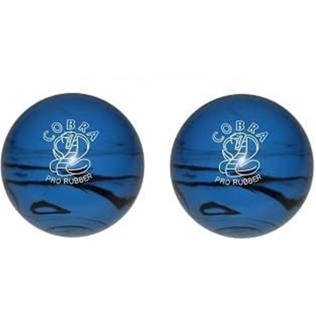 EPCO Duckpin Bowling Ball - Cobra Pro Rubber - Blue & Black (5 inch- 3lbs. 10oz.) - 2 Balls