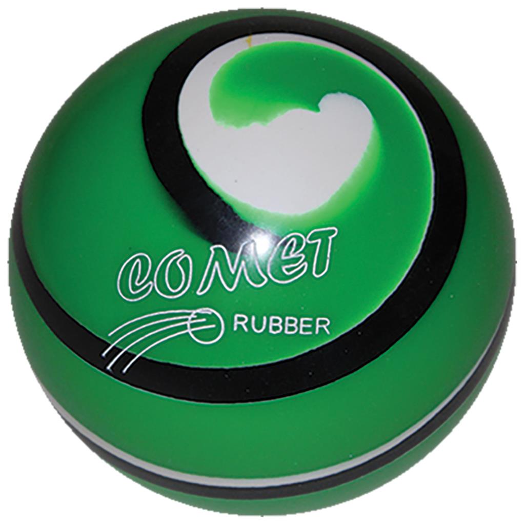 EPCO Duckpin Bowling Ball - Comet Rubber - Green with Black & White (5 inch- 3lbs. 12 oz.) 1 Ball