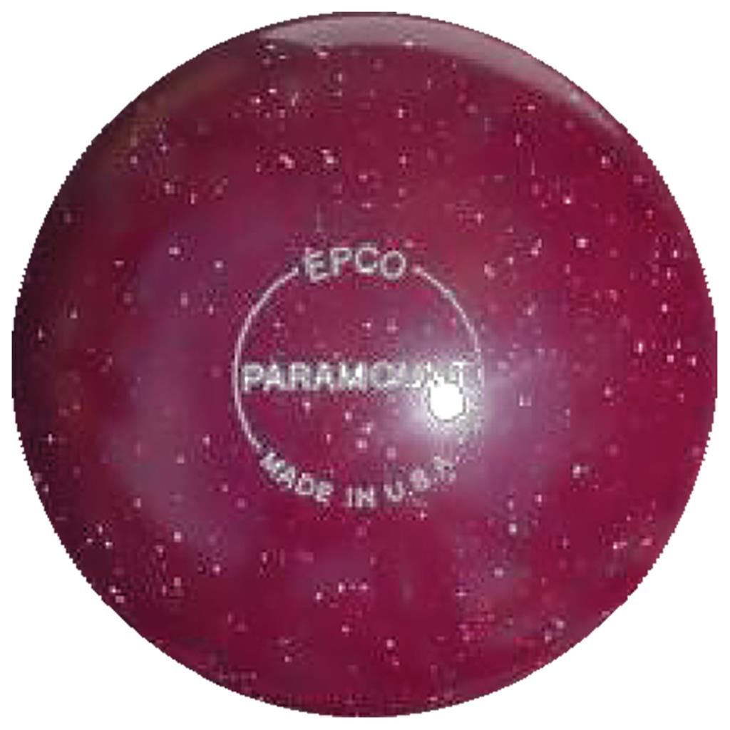 EPCO Duckpin Bowling Ball- Speckled House Ball - Cranberry (5 inch- 3lbs. 12 oz.) 1 Ball