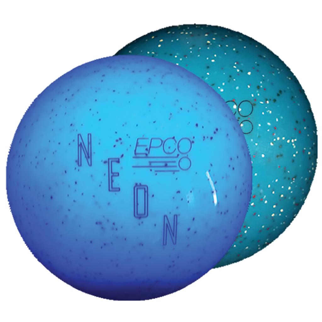 EPCO Duckpin Bowling Ball- Neon Speckled - Blue (4 7/8 inch- 3lbs. 8 oz.) 1 Ball