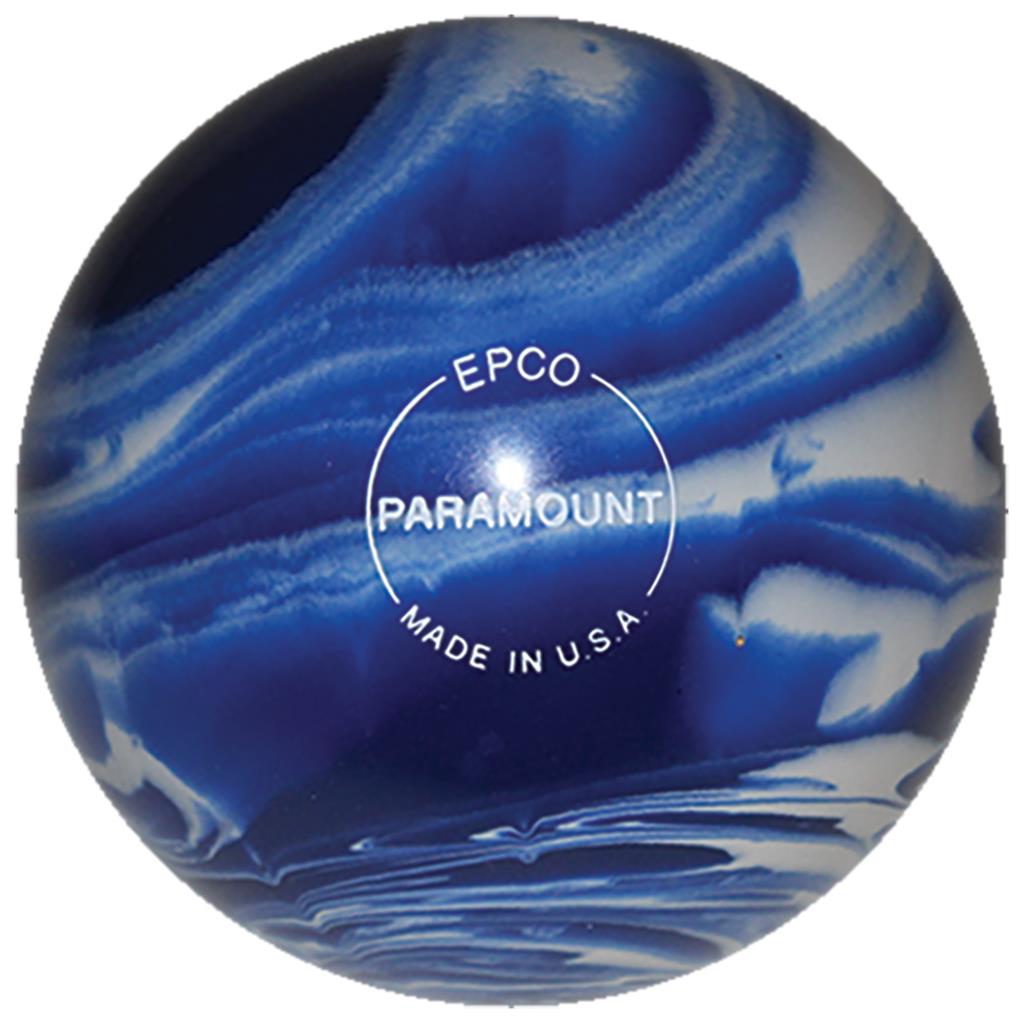 EPCO Duckpin Bowling Ball- Marbleized - Blue & White (4 7/8 inch- 3lbs. 8 oz.) 1 Ball