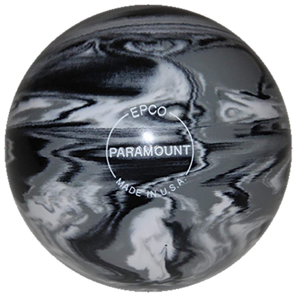 EPCO Duckpin Bowling Ball- Marbleized - Black, White & Grey (4 7/8 inch- 3lbs. 8 oz.) 1 Ball