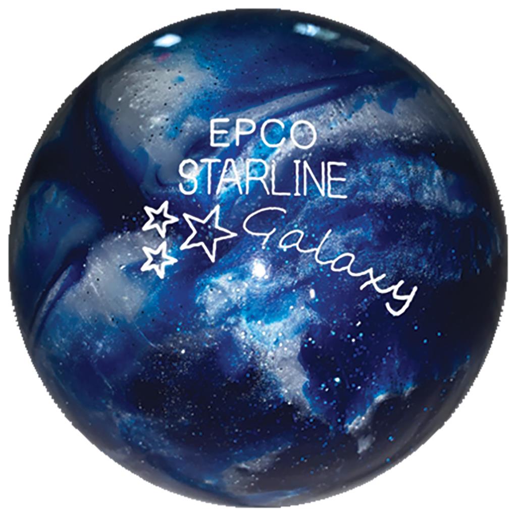 EPCO Duckpin (5-Pin) Starline Galaxy -Blue - 4 7/8", 3lbs 8oz 1 Ball