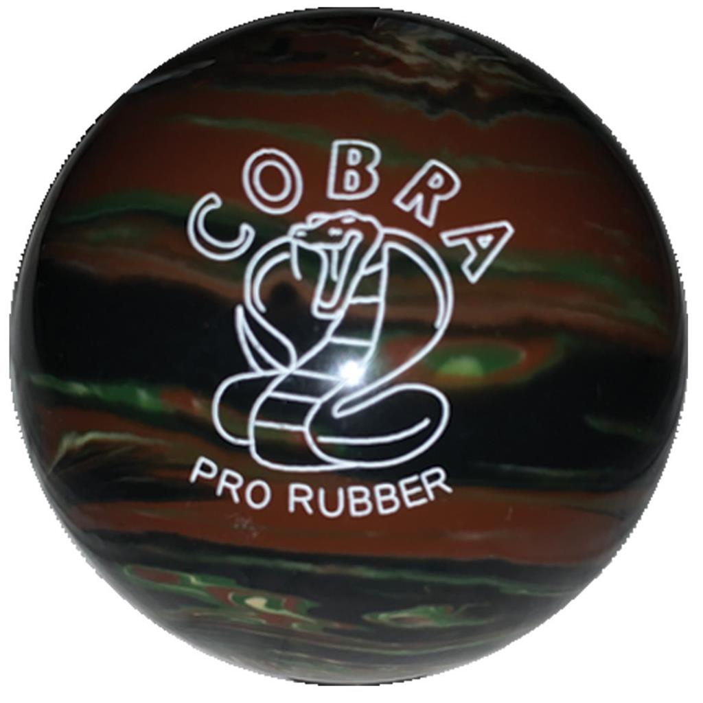 EPCO Duckpin Bowling Ball - Cobra Pro Rubber - Camouflage (4 3/4 inch- 3lbs. 6oz.) 1 Ball