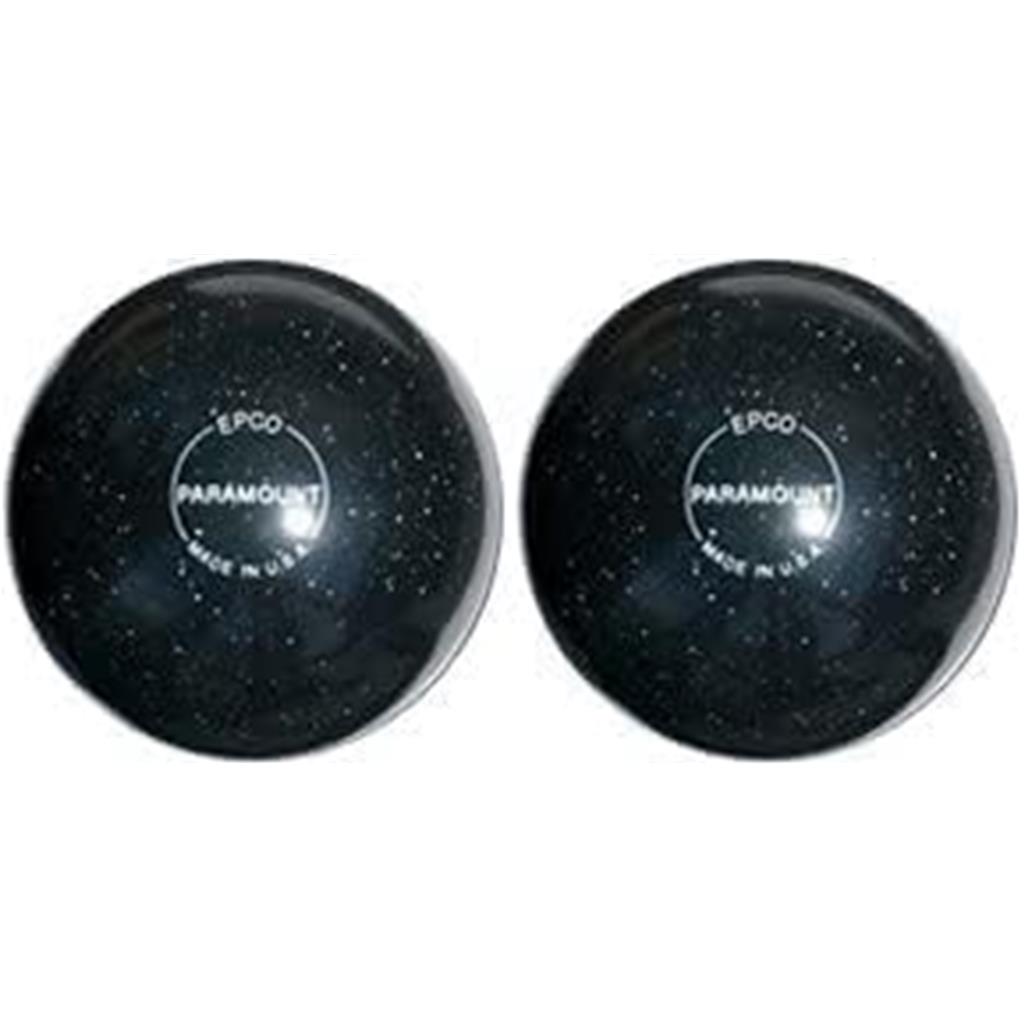 EPCO Duckpin Bowling Balls- Speckled House Ball - Black (5 inch- 3lbs. 12 oz.) 2 Balls