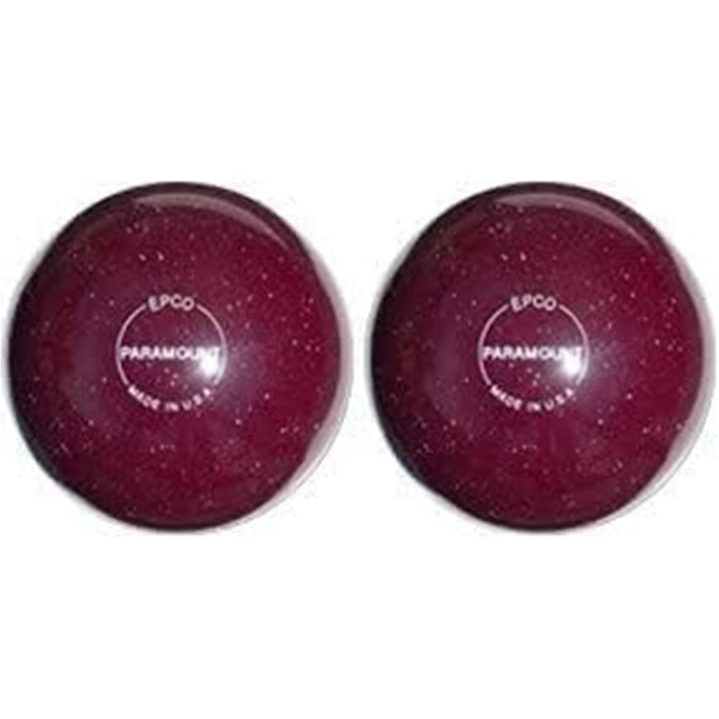 EPCO Duckpin Bowling Balls- Speckled House Ball - Cranberry (5 inch- 3lbs. 8 oz.) 2 Balls