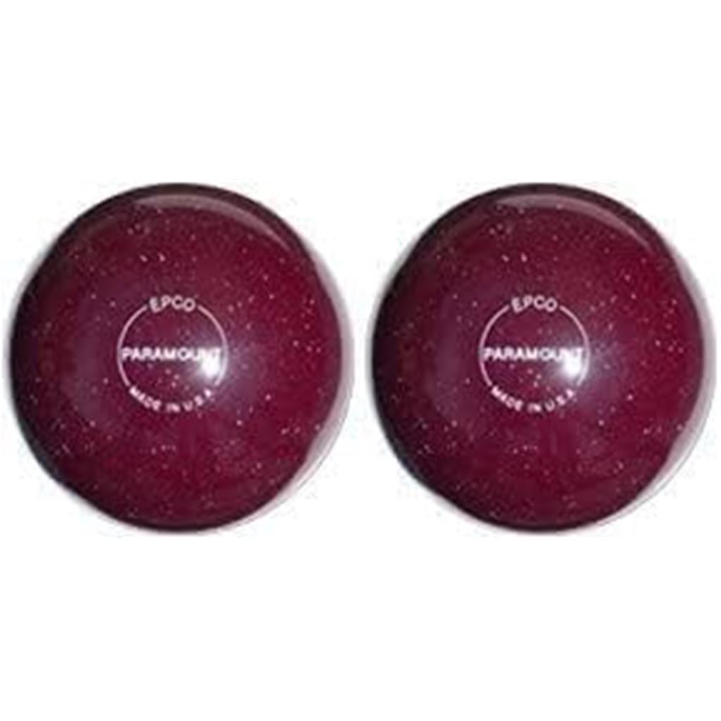 EPCO Duckpin Bowling Balls- Speckled House Ball - Cranberry (4 7/8 inch- 3lbs. 10 oz.) 2 Balls