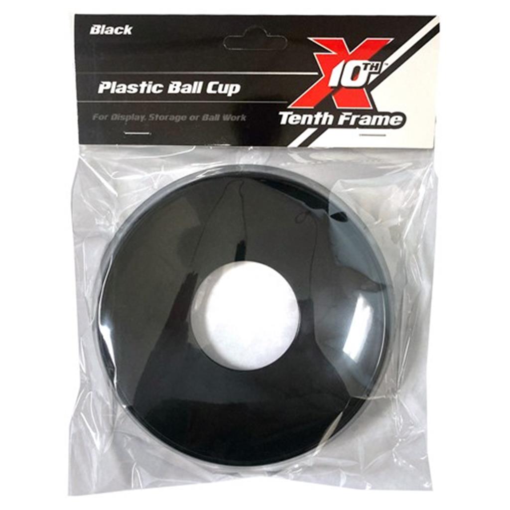 Tenth Frame Plastic Ball Cup With Packaging - Black