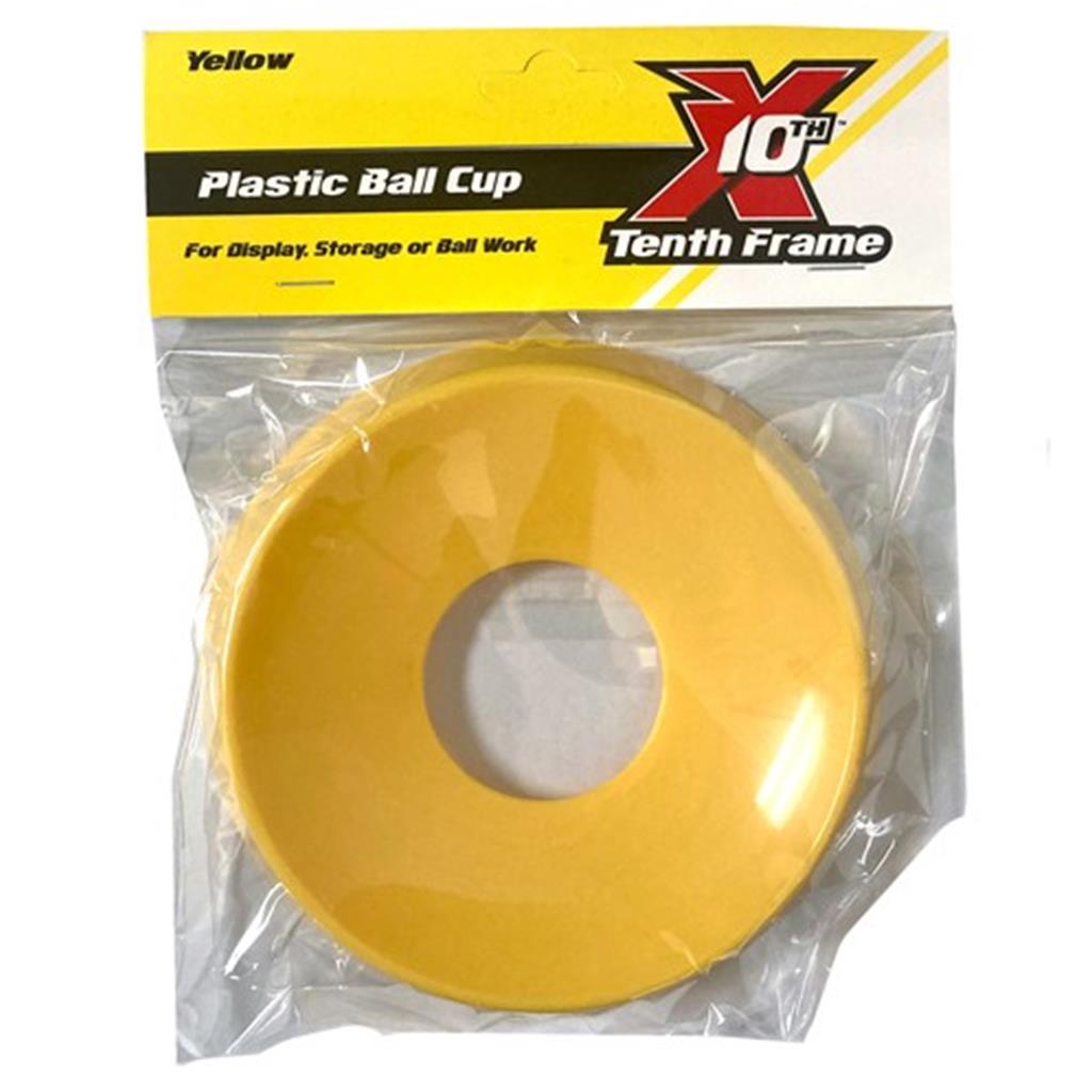 Tenth Frame Plastic Ball Cup With Packaging - Yellow