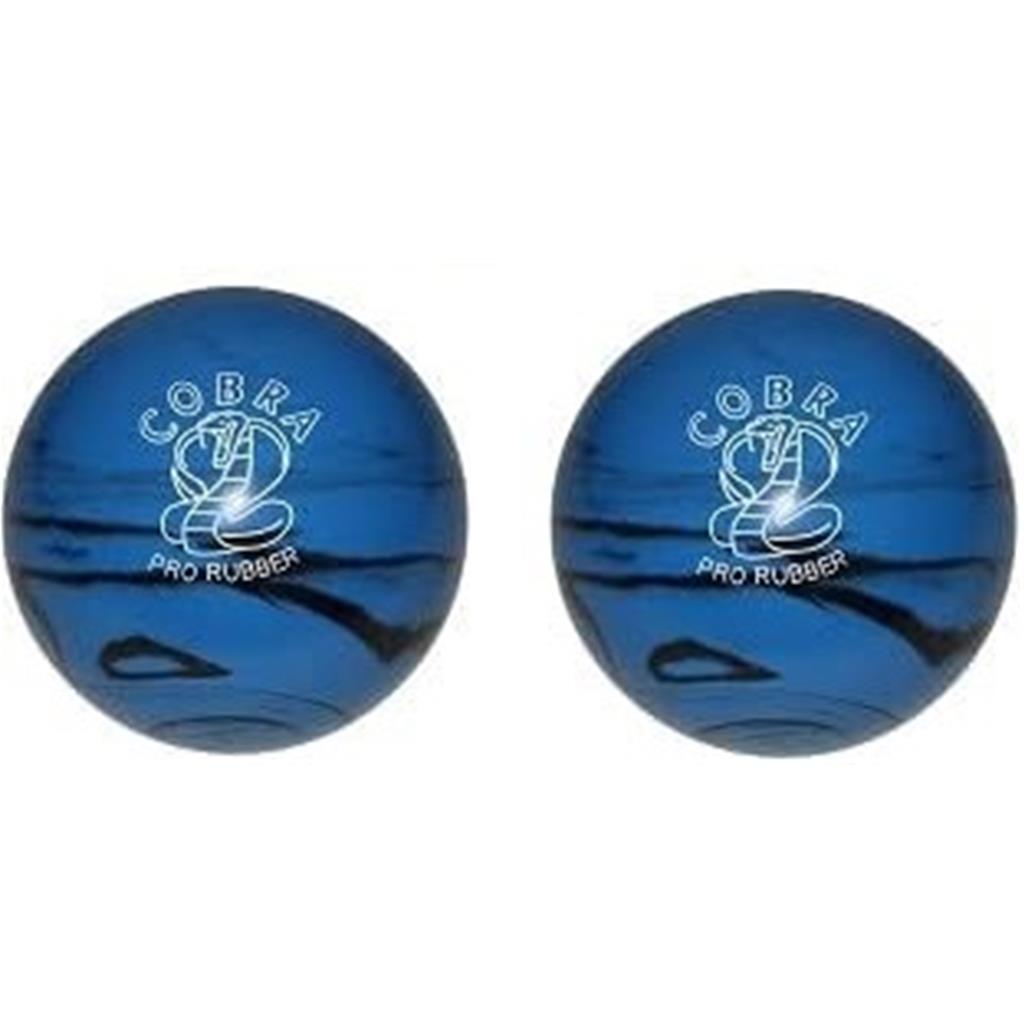 EPCO Duckpin Bowling Ball - Cobra Pro Rubber - Blue & Black (4 7/8 inch- 3lbs. 8oz.) - 2 Balls