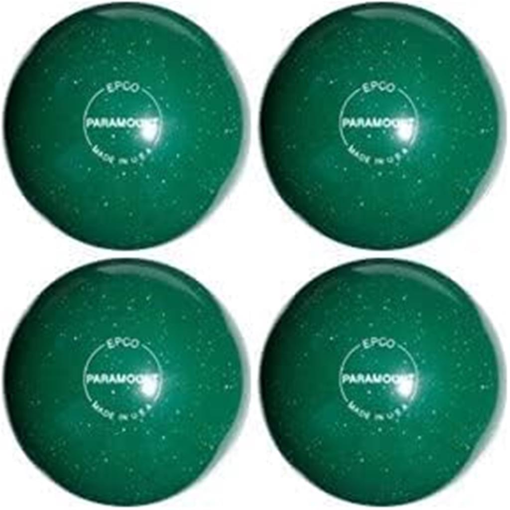 EPCO Candlepin Bowling Balls - Paramount Speckled - Green (4 1/2 inch- 2lbs. 6oz.) 4 Balls