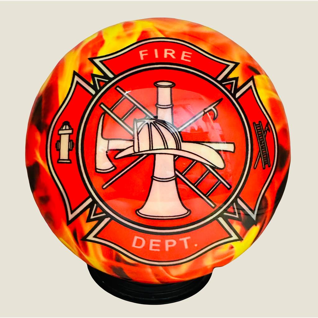 Hero League Fire Shield Yellow Fire Bowling Ball