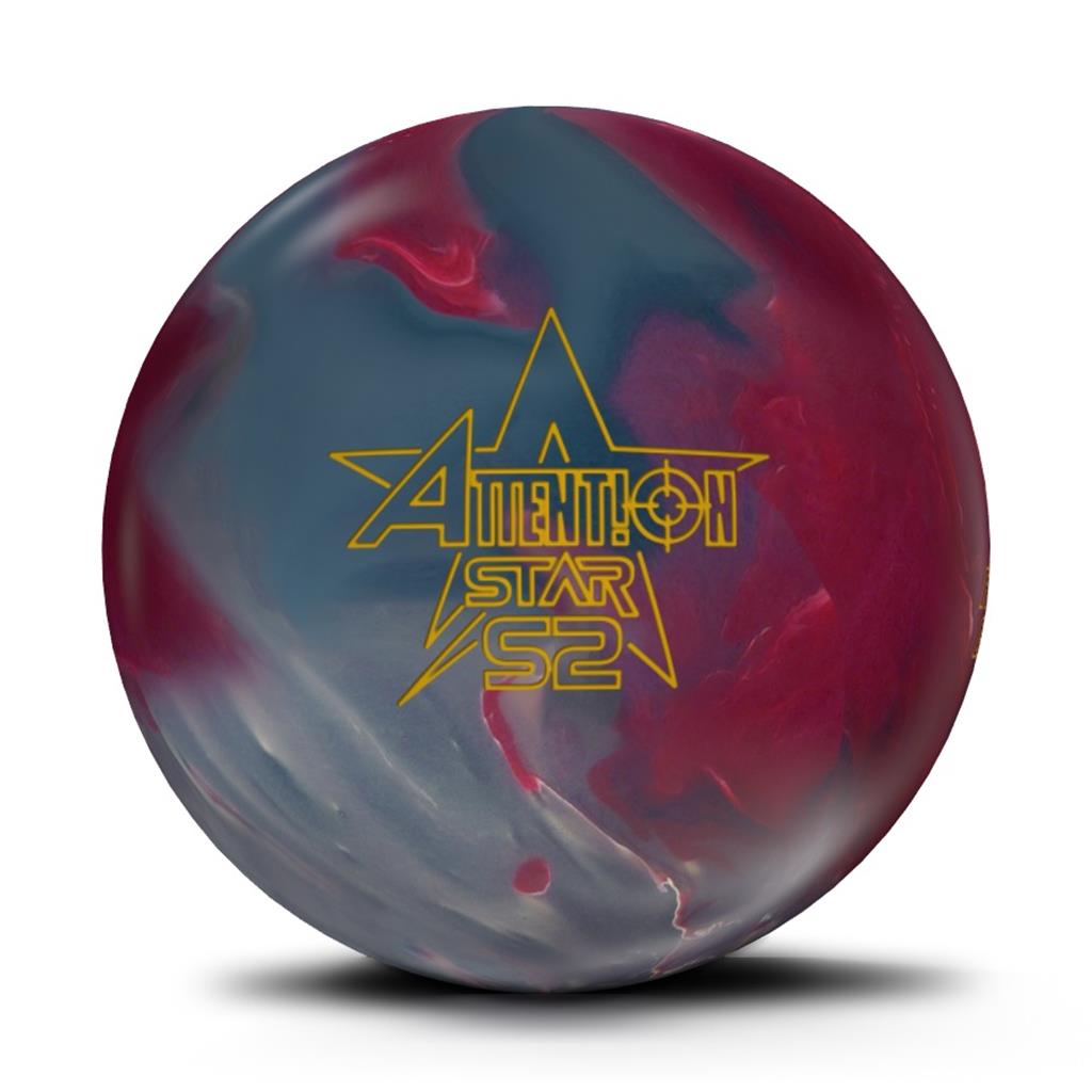 Roto Grip Attention Star S2 Bowling Ball - Berry/Silver/Black Aqua