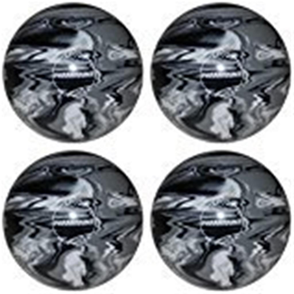 EPCO Candlepin Bowling Ball- Marbleized - Black, White & Grey (4 1/2 inch- 2lbs. 7oz.) 4 Balls