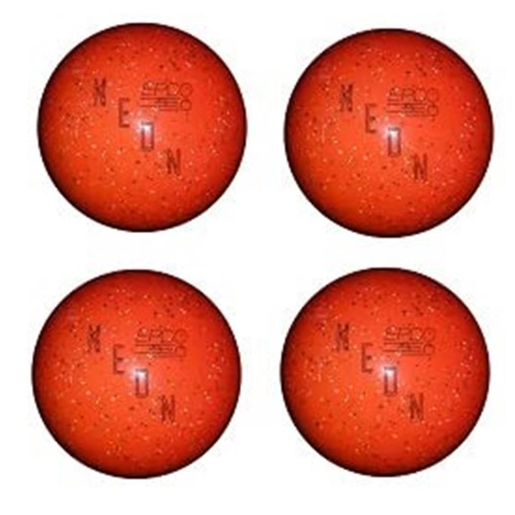 EPCO Candlepin Bowling Balls - Neon Speckled - Orange (4 1/2 inch- 2lbs. 6oz.) 4 Balls