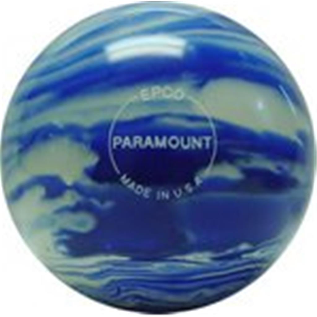 EPCO Candlepin Bowling Ball- Marbleized - Blue & White (4 1/2 inch- 2lbs.7oz.)1 Ball