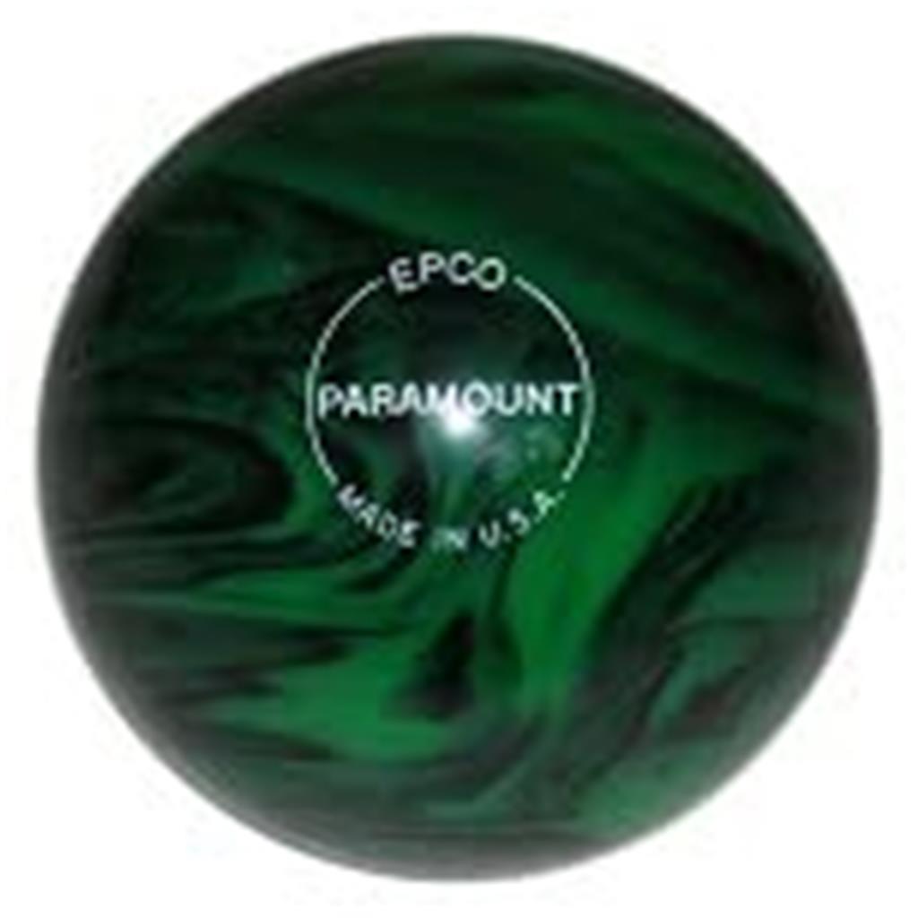 EPCO Candlepin Bowling Ball- Marbleized Glow - Green & Black (4 1/2 inch- 2lbs.6oz.) 1 Ball