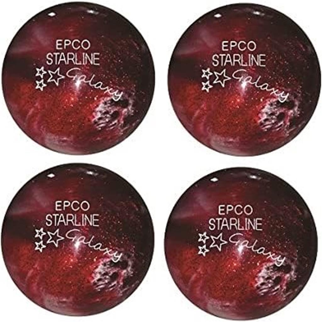 EPCO Candlepin Starline Galaxy -Red - (4 1/2", 2lbs 6oz) 4 Balls