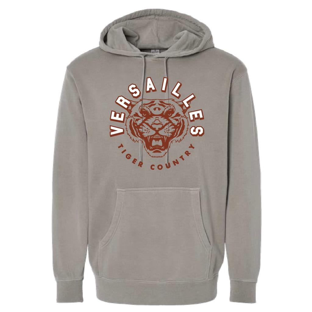 Versailles Tiger Country Unisex Hoodie - Gray