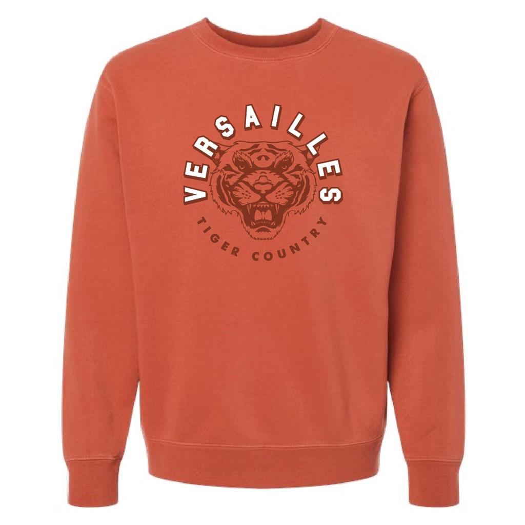 Versailles Tiger Country Unisex Crewneck - Amber